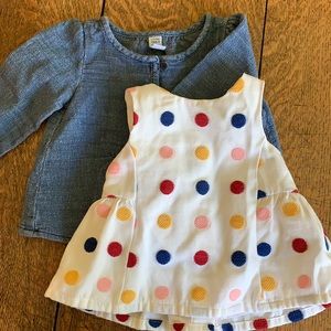 Two Baby Girls blouses